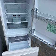 □美品 2022年製□三菱 2ドア冷凍冷蔵庫 MR-P15G-W1□