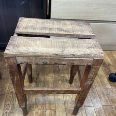 【リサイクルショップどりーむ鹿大前店】No.6519　レトロ椅子...