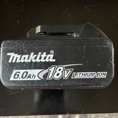 マキタ バッテリー18v6.0Ahの画像