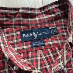 Ralph Lauren◇ラルフローレン ボタンダウン オーバーチェックの画像