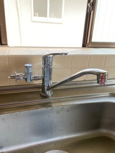 KVK 混合水栓　+ 止水栓　セット　浄水器、食洗機用