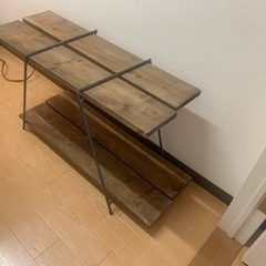 アイアンを使った棚の画像
