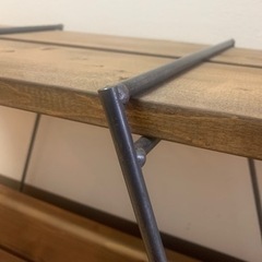 アイアンを使った棚の画像