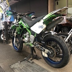 KDX220SR モタード フルカスタム!! 実働!! 整備済み!! お届け可能!! KAWASAKI オフロードの画像