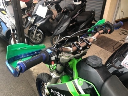 KDX220SR モタード フルカスタム!! 実働!! 整備済み!! お届け可能!! KAWASAKI オフロード