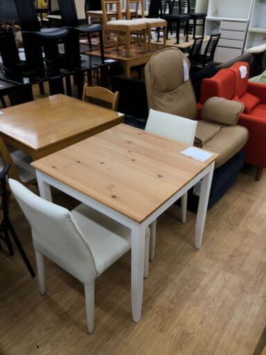 ★ジモティ割あり★  ダイニングセット  W74×D74×H73 クリーニング済み SJ2686