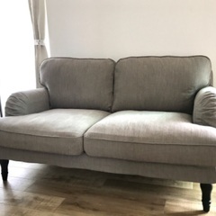 【お取引き中】IKEA ストックスンド2人掛けソファーの画像