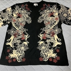 ⭐︎値下げ⭐︎《和柄》七分袖Tシャツの画像