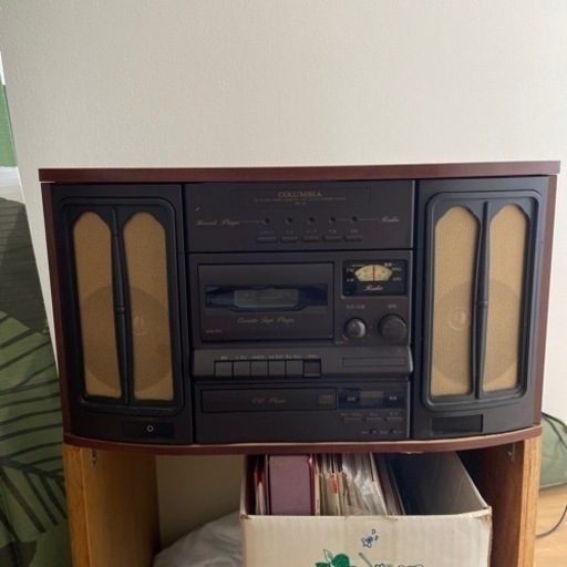COLUMBIA(コロンビア)GP-18 カセット、ラジオ、CD、レコードプレーヤー