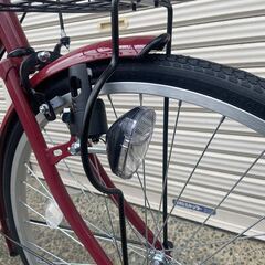 新品★未使用　ママチャリ　 26インチ　シマノ製6段変速 ロゼの画像
