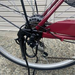 新品★未使用　ママチャリ　 26インチ　シマノ製6段変速 ロゼの画像
