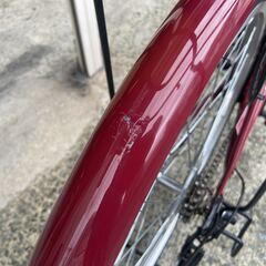 新品★未使用　ママチャリ　 26インチ　シマノ製6段変速 ロゼの画像