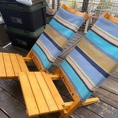 アウトドア チェア　ローチェア　2脚　断捨離中