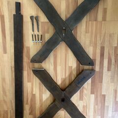 RUSTIC　Karumoku　ダイニングテーブル　木製　カントリー調　アンティークの画像