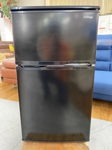 I734 ? 2021年製の美品♪ A-stage 冷蔵庫 (90L) ⭐ 動作確認済 ⭐ クリーニング済
