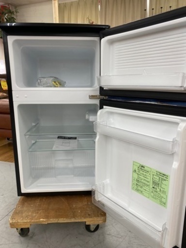 I734 ? 2021年製の美品♪ A-stage 冷蔵庫 (90L) ⭐ 動作確認済 ⭐ クリーニング済