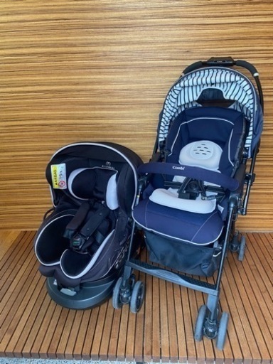 エールベベ　チャイルドシート　＆　コンビ　ベビーカー