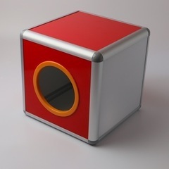 抽選箱 20cm角 正方形 抽せんボックス 大中小 投票箱 くじ引きの画像