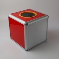 抽選箱 20cm角 正方形 抽せんボックス 大中小 投票箱 くじ引きの画像