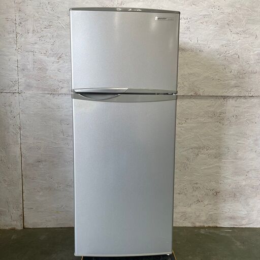 【SHARP】シャープ 冷凍冷蔵庫 容量118L 冷凍室28L 冷蔵室90L SJ-H12W-S 2012年製 ②