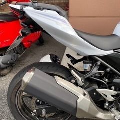 ninja400 パールブリザードホワイトの画像