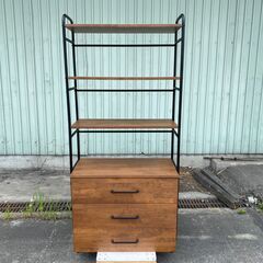 宇都宮でオシャレな家具を探すなら『オトワリバース！』①チェストラック ニトリ ブラウン 収納家具 リビング家具 中古品