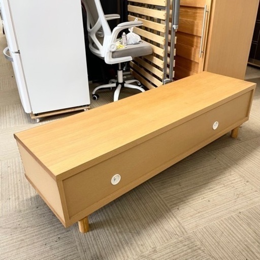 【超美品‼️】定価59,900円♪ 現行モデル ニトリ 150cm幅ローボード テレビ台 収納家具 オーク材ナチュラルブラウン♪