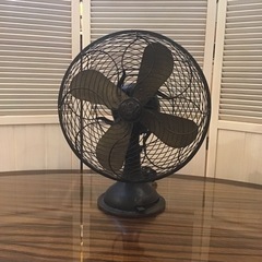 アンティーク 扇風機 芝浦製（現、東芝）アイアン ヴィンテージ 