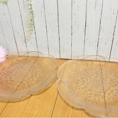 お値下げ‼️⭐︎ HOYA ランタナ　盛り皿　ガラス⭐︎一枚600円