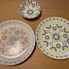 小倉陶器　カレー皿&ボウルセット