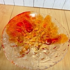 お値下げ‼️⭐︎ ガラス皿/25cm⭐︎の画像