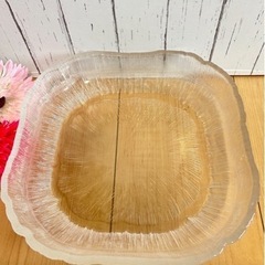 お値下げ‼️⭐︎ ガラス皿/四角⭐︎の画像