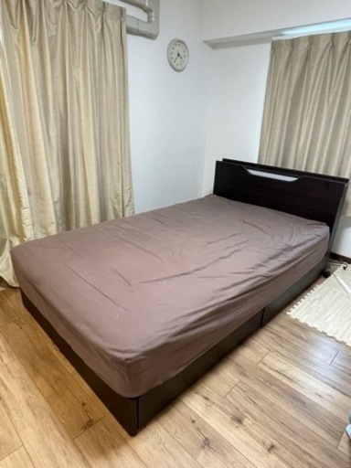 セミダブルベッド（フレーム＋マットレス）