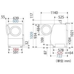 早い者勝ち！Panasonic ドラム式洗濯機/ヒートポンプ 泡洗浄 2013年製の画像