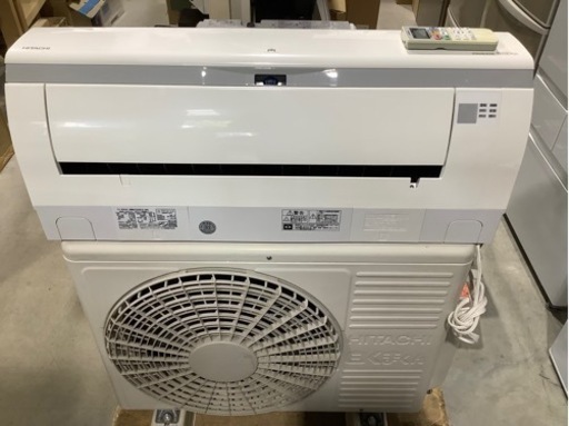 HITACHI 8〜10畳 2.5kwルームエアコン RAS-WM25GE5(W) 2017年製