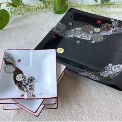 お値下げ‼️⭐︎ 中村勘三郎　華更紗　角取分揃セット