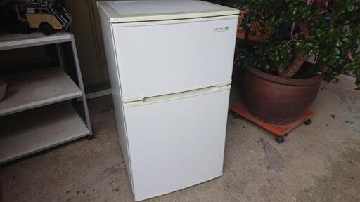 2ドア冷凍冷蔵庫 ヤマダ電機 90リットル