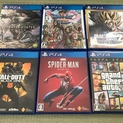 PS4 ソフト　モンスターハンターワールド　ドラゴンクエストⅪ ...