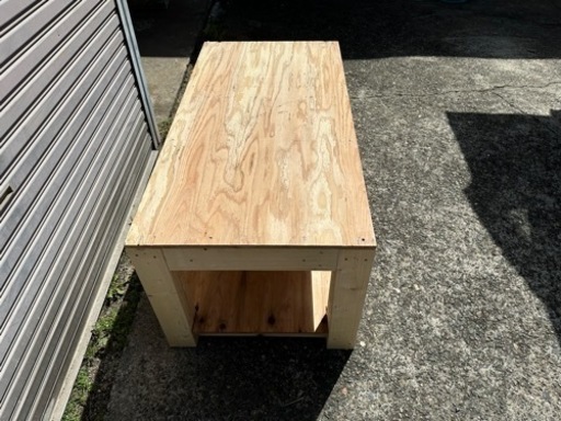 水槽台　制作します。