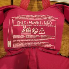 新品　子ども用　フローティングベストの画像