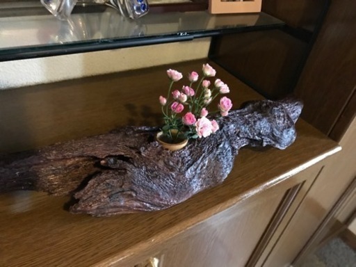 流木手作り花器 流岸木 天然木 一品物