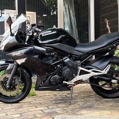 カワサキ Ninja 400R 車検・保証付 BMSサイレンサー フェンダーレス 黒の画像