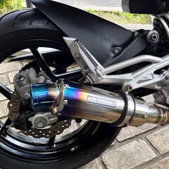 カワサキ Ninja 400R 車検・保証付 BMSサイレンサー フェンダーレス 黒の画像