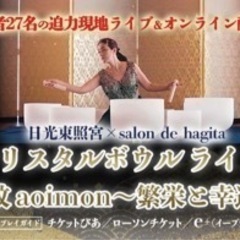 日光東照宮クリスタルボウルライブ　salon de hagita