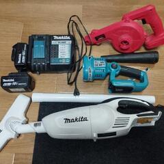 【商談中】純正！中古マキタ18v電池×2、充電器他