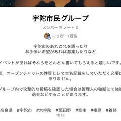 宇陀市民グループ　募集中