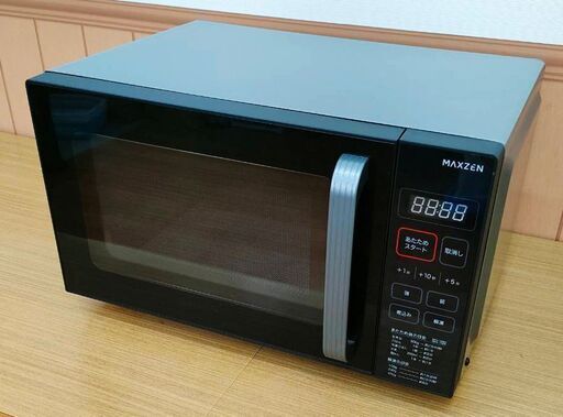 MAXZEN マクスゼン 電子レンジ JM18GZ01 庫内フラット 18L 家庭用マイコン式 700W 2022年式