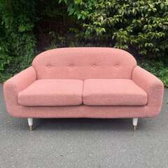ほぼ未使用！Francfrancアマート ソファ ピンク