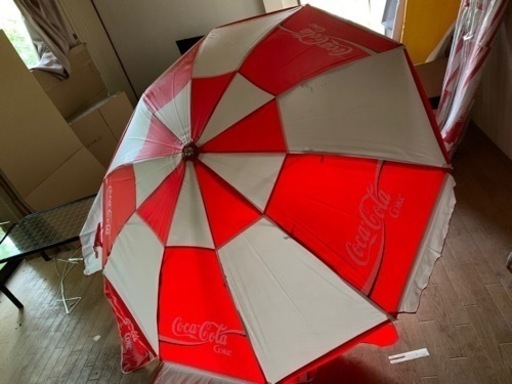 【お相手決定】残念です、あと2週間以内に処分します。新品　非売品　コカ コーラ　パラソル　レア　ビンテージ　6個の値段になります。