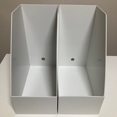 無印良品 スタンドファイルボックス・ワイド 2つセットの画像